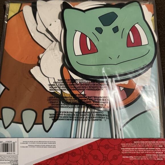 Pokemon Backdrop Scene Setter With 12 Props Party Fun Kit Pikachu Birthday 27x40 - Picture 4 of 5